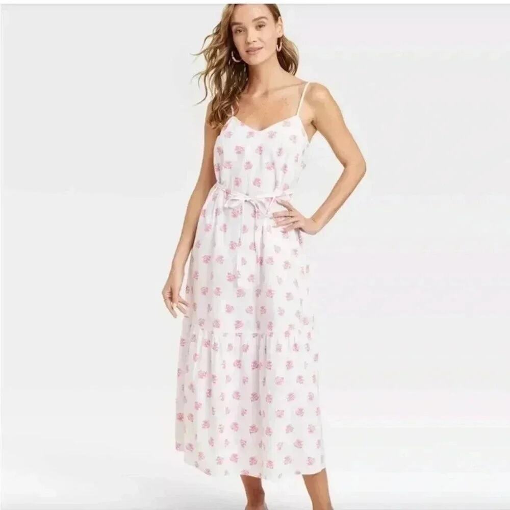 Universal thread Womens Dress Maxi cotton  adjustable‎ straps Plus Size